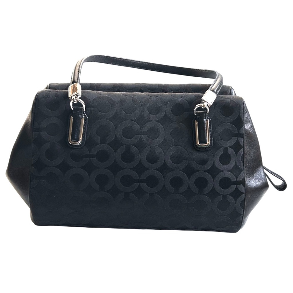 Coach Madison No. 25638 Op Art Signature Satchel Bag - Picture 11 of 15